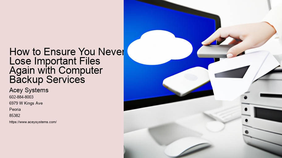 How to Ensure You Never Lose Important Files Again with Computer Backup Services