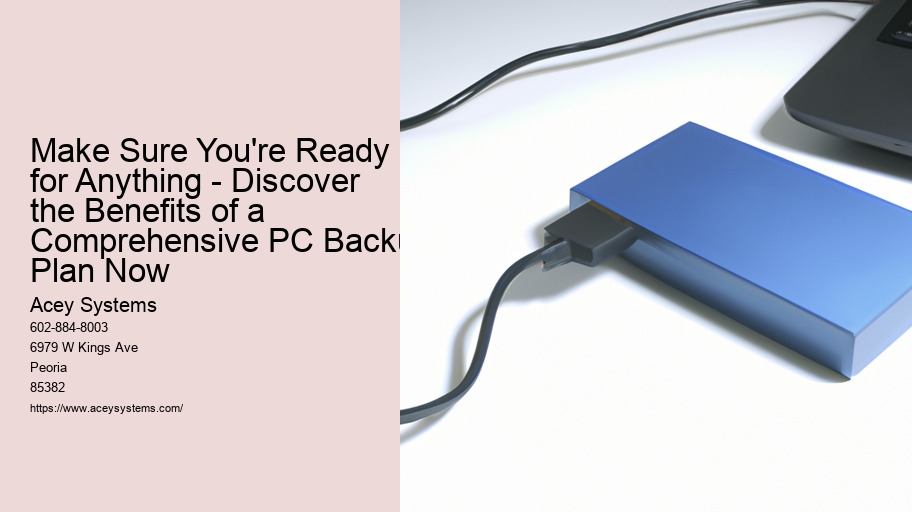 Make Sure You're Ready for Anything - Discover the Benefits of a Comprehensive PC Backup Plan Now