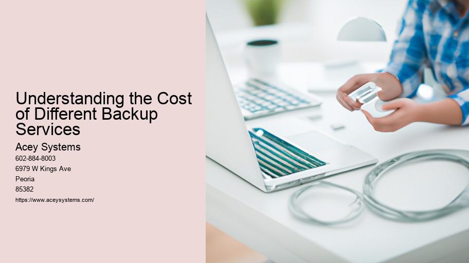 Understanding the Cost of Different Backup Services